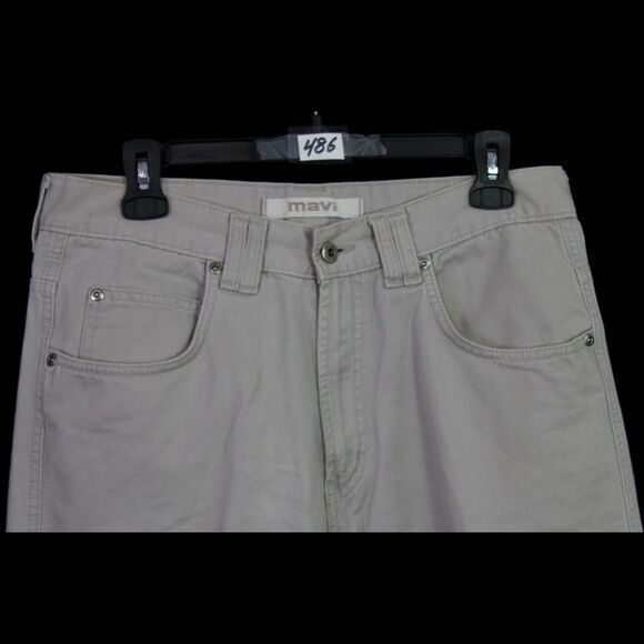 MAVI 170 Max Wide, Full, Zip Fly 31/30 Khaki Mens Jeans. - Picture 2 of 8